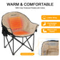 REALEAD Folding Heated Chair-Battery NOT Included