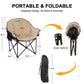 REALEAD Folding Heated Chair-Battery NOT Included